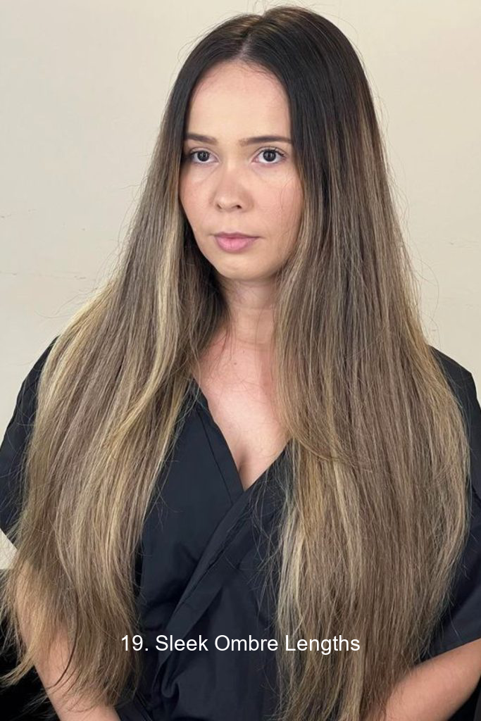 19. Sleek Ombre Lengths