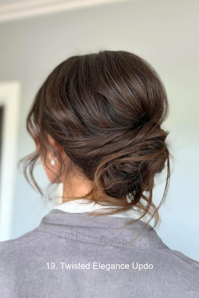 19. Twisted Elegance Updo
