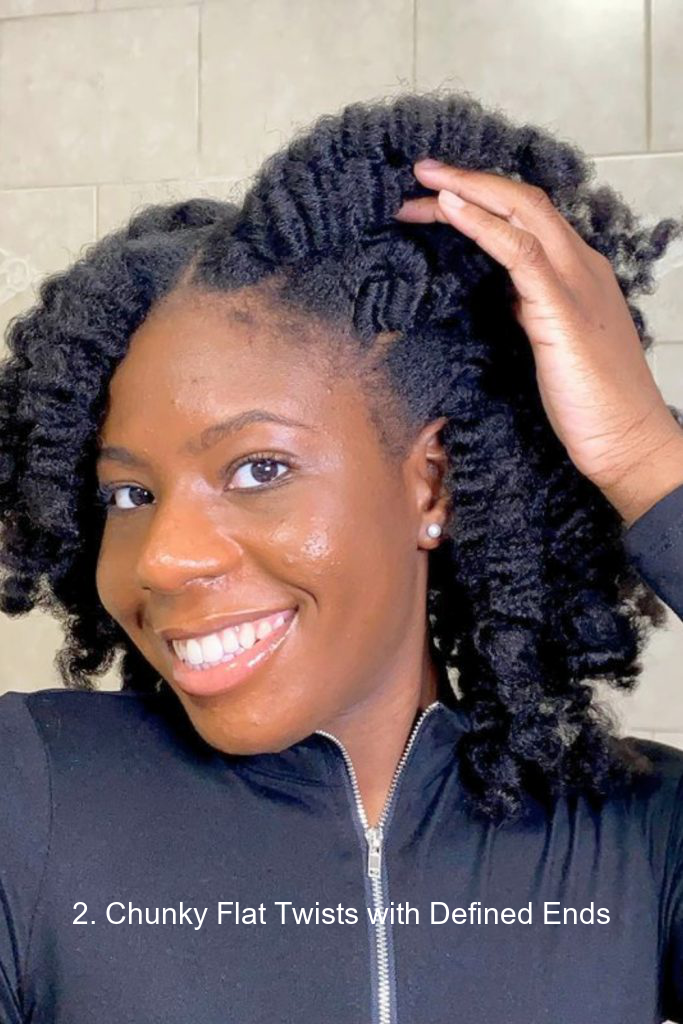 2. Chunky Flat Twists with Defined Ends