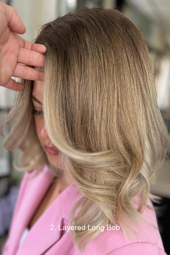 2. Layered Long Bob