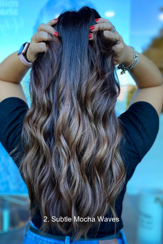 2. Subtle Mocha Waves