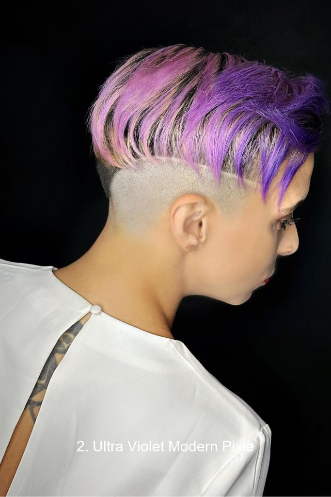 2. Ultra Violet Modern Pixie