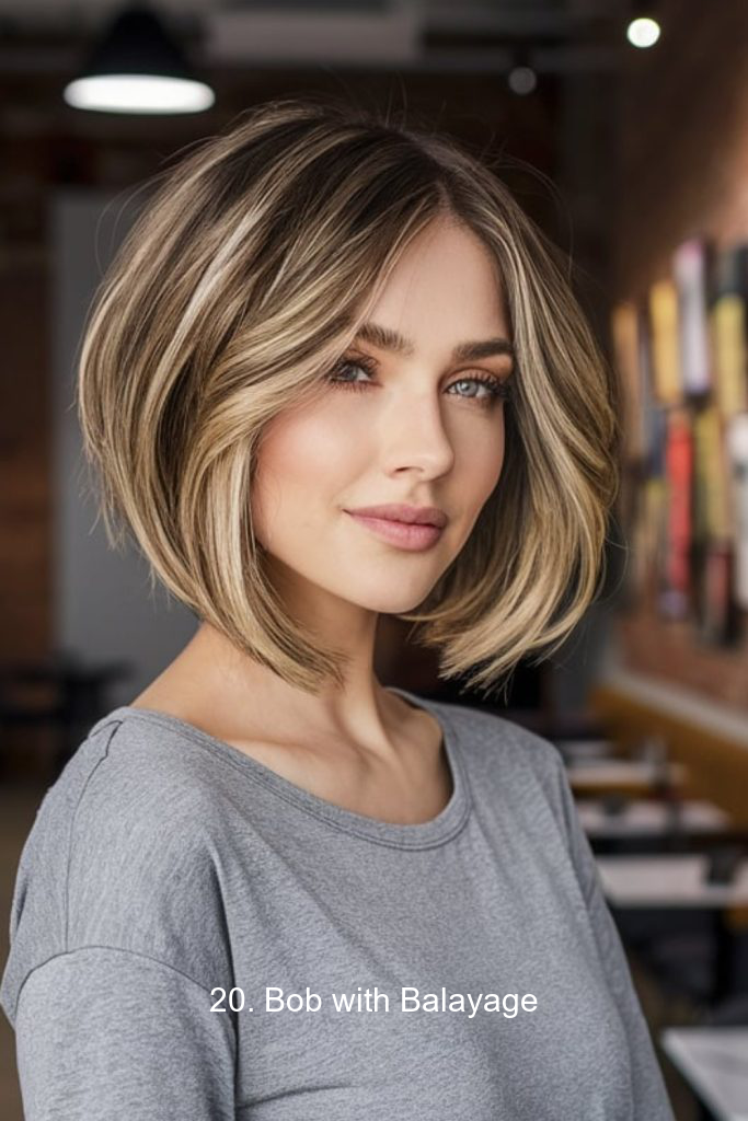20. Bob with Balayage
