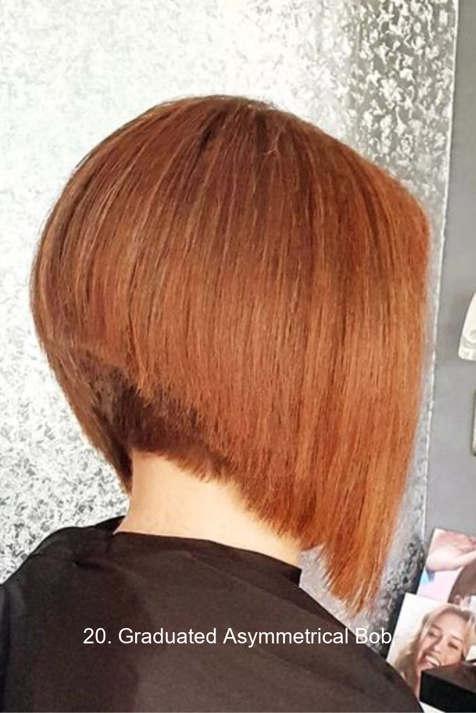 20. Graduated Asymmetrical Bob
