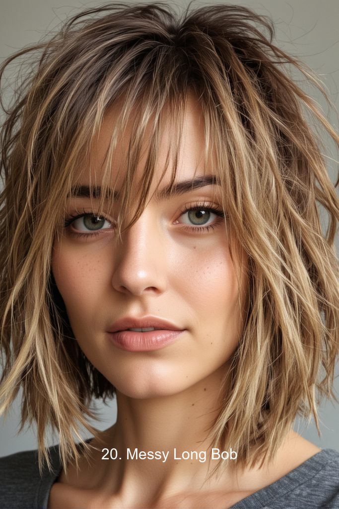 20. Messy Long Bob