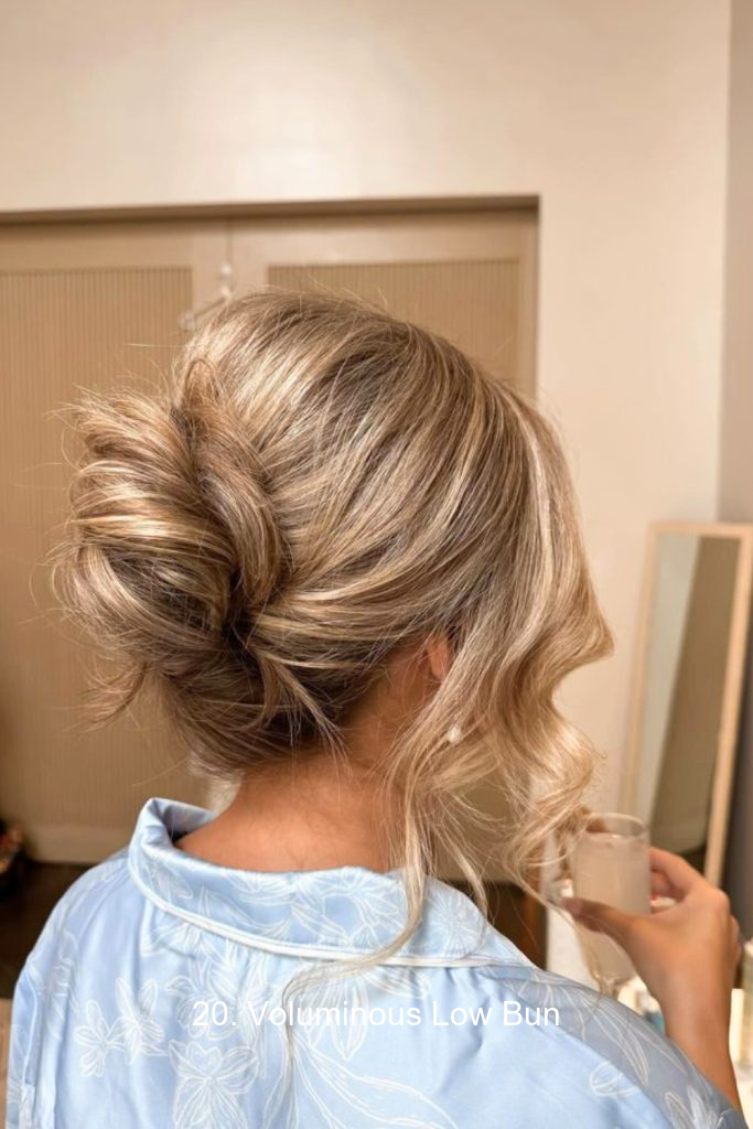 20. Voluminous Low Bun