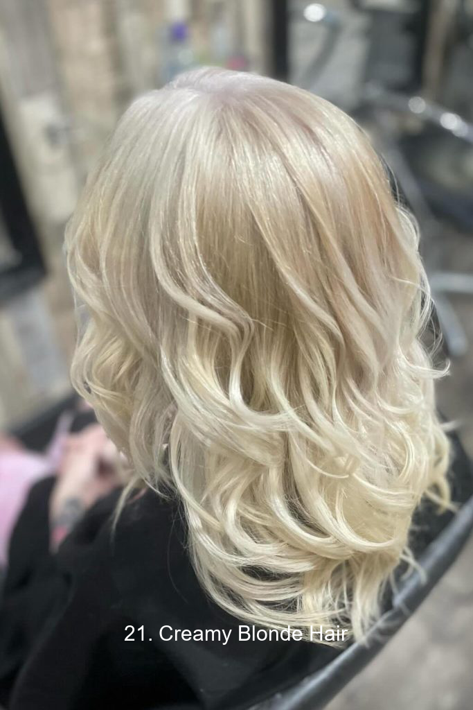 21. Creamy Blonde Hair