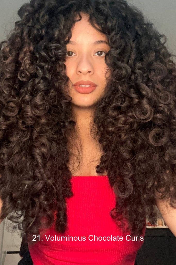21. Voluminous Chocolate Curls