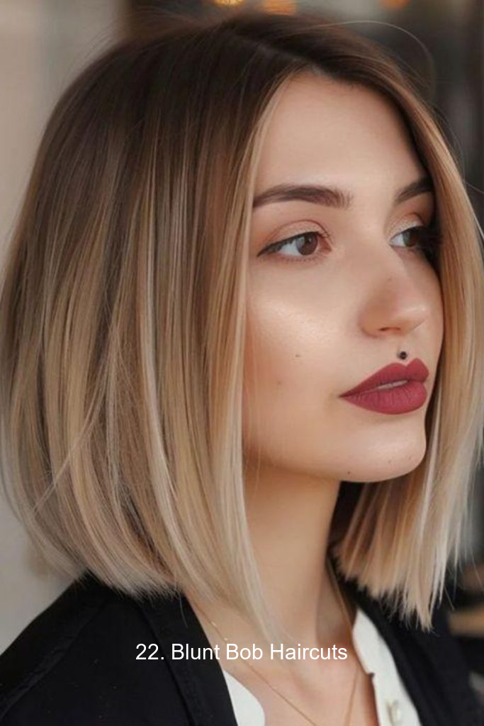 22. Blunt Bob Haircuts