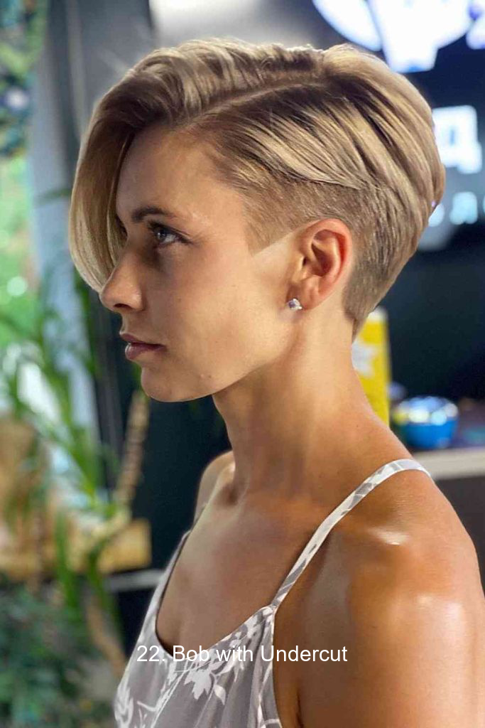 22. Bob with Undercut