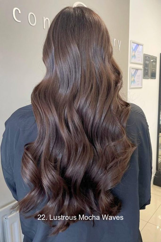 22. Lustrous Mocha Waves
