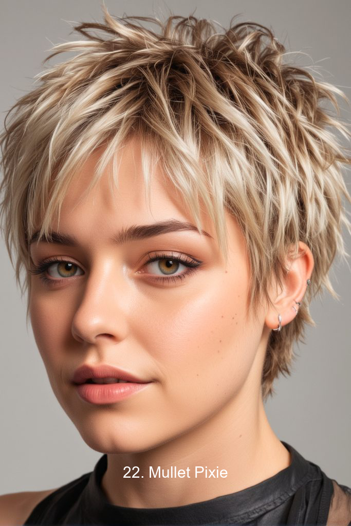22. Mullet Pixie