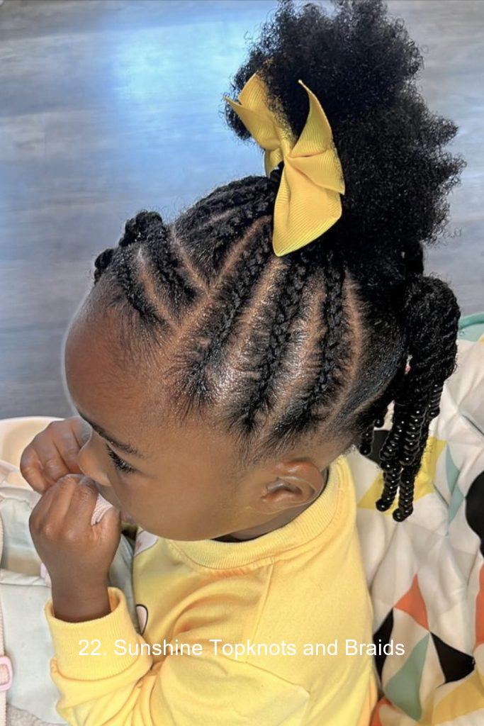 22. Sunshine Topknots and Braids