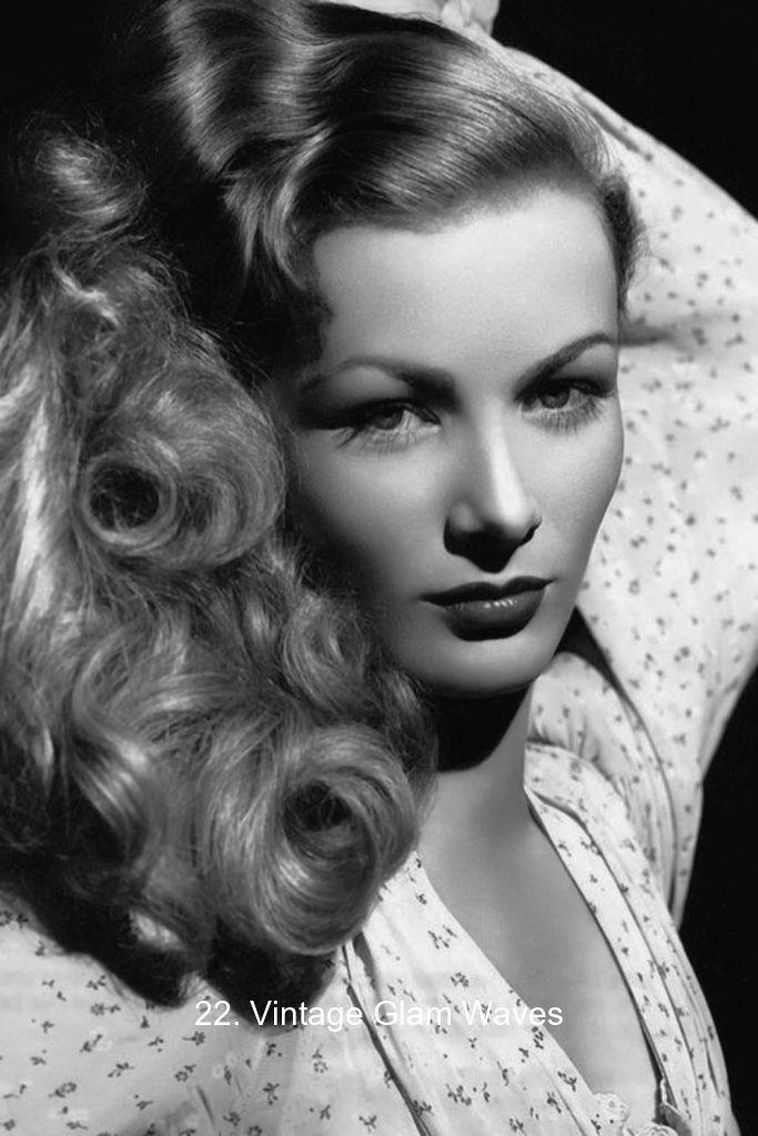 22. Vintage Glam Waves