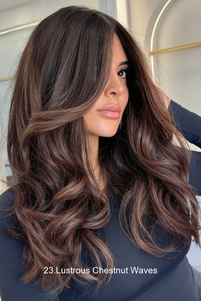 23.Lustrous Chestnut Waves