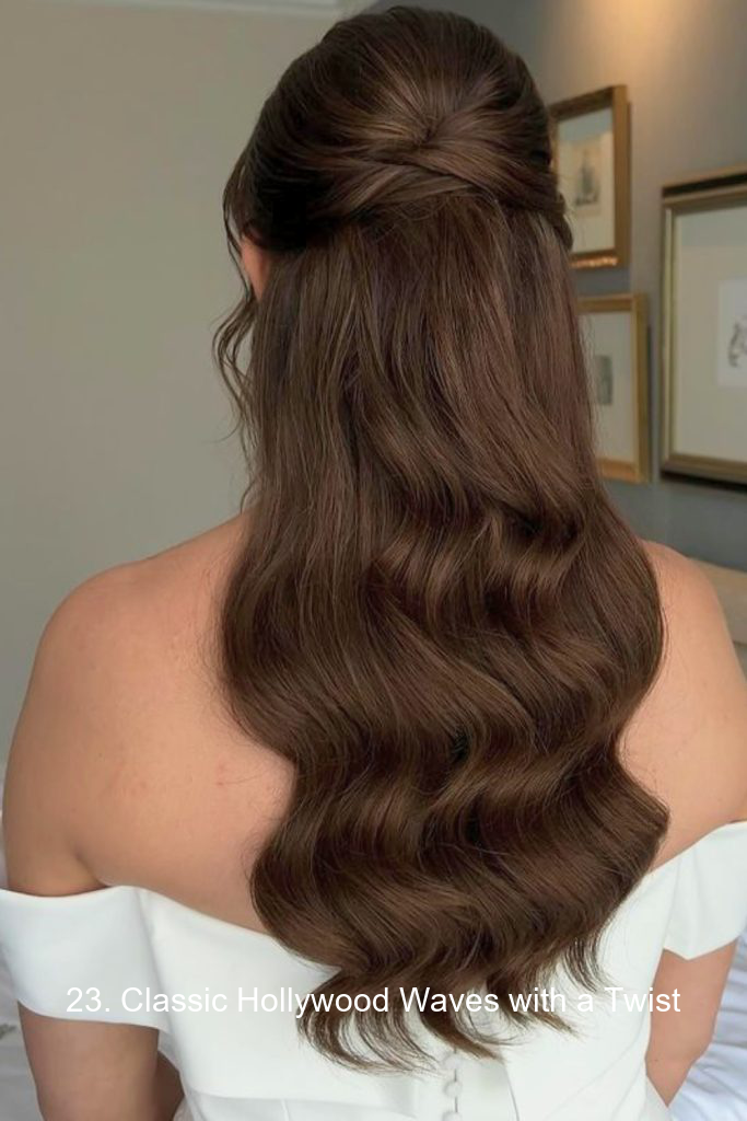 23. Classic Hollywood Waves with a Twist