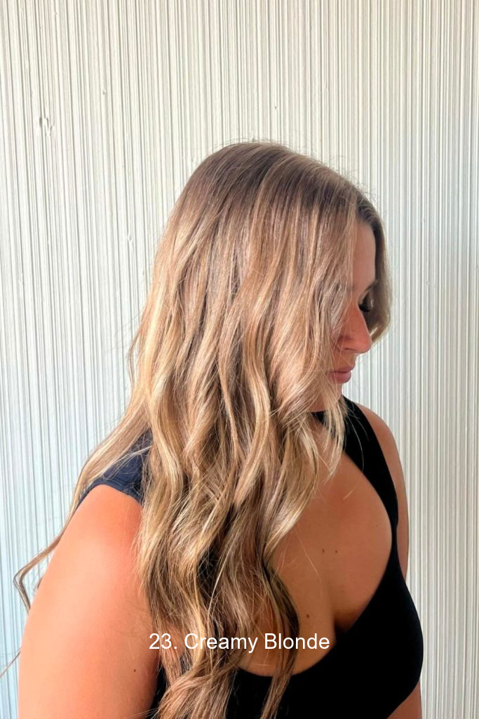 23. Creamy Blonde