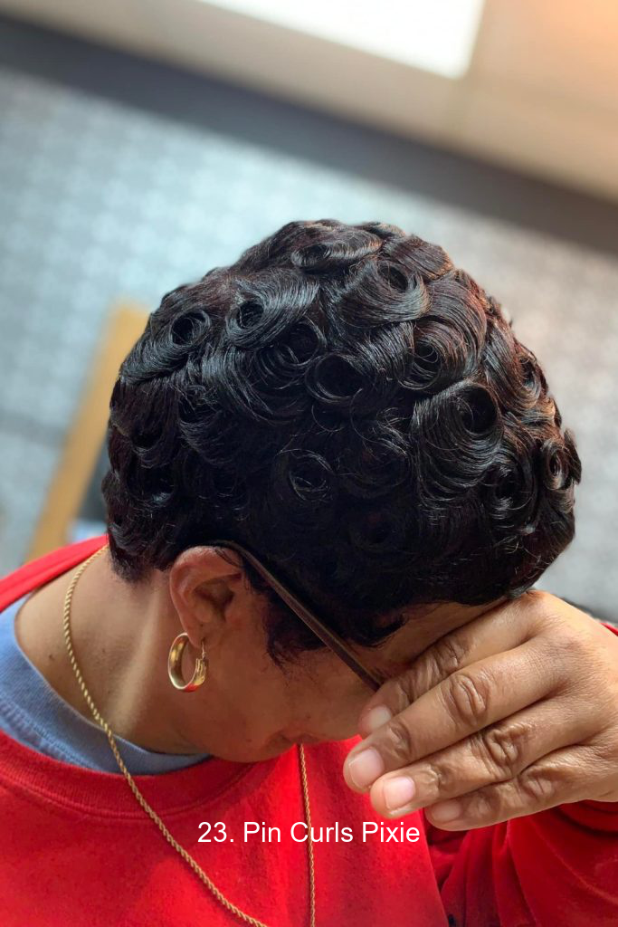 23. Pin Curls Pixie