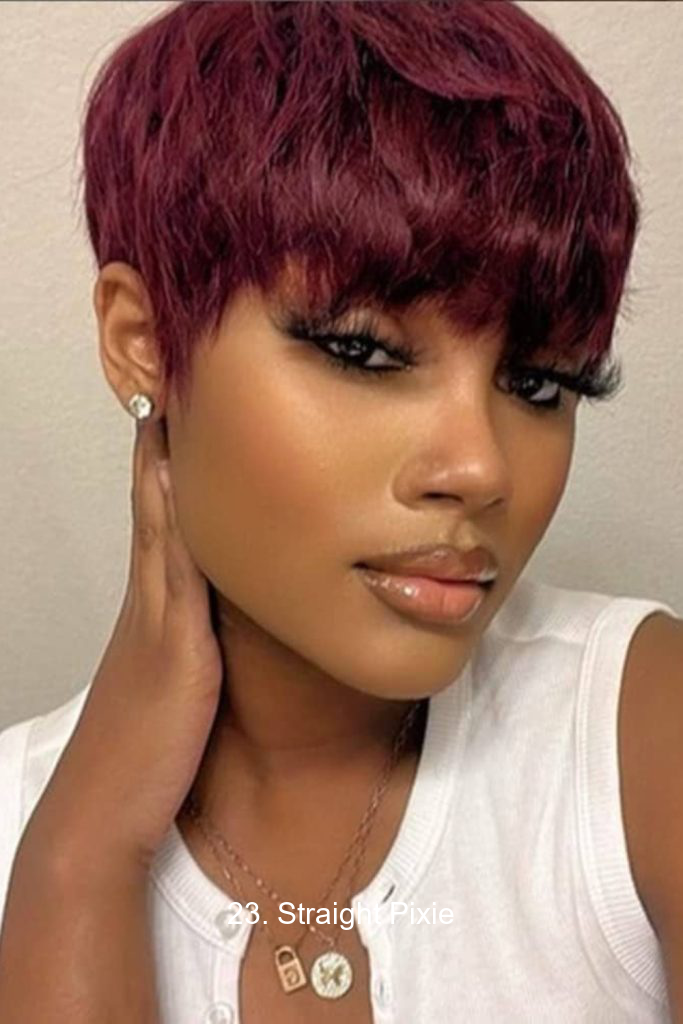 23. Straight Pixie