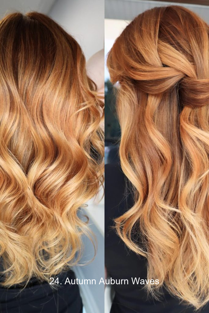24. Autumn Auburn Waves