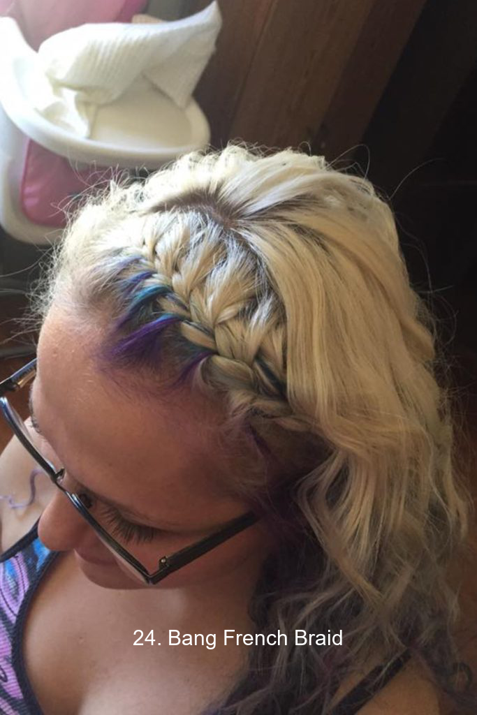 24. Bang French Braid