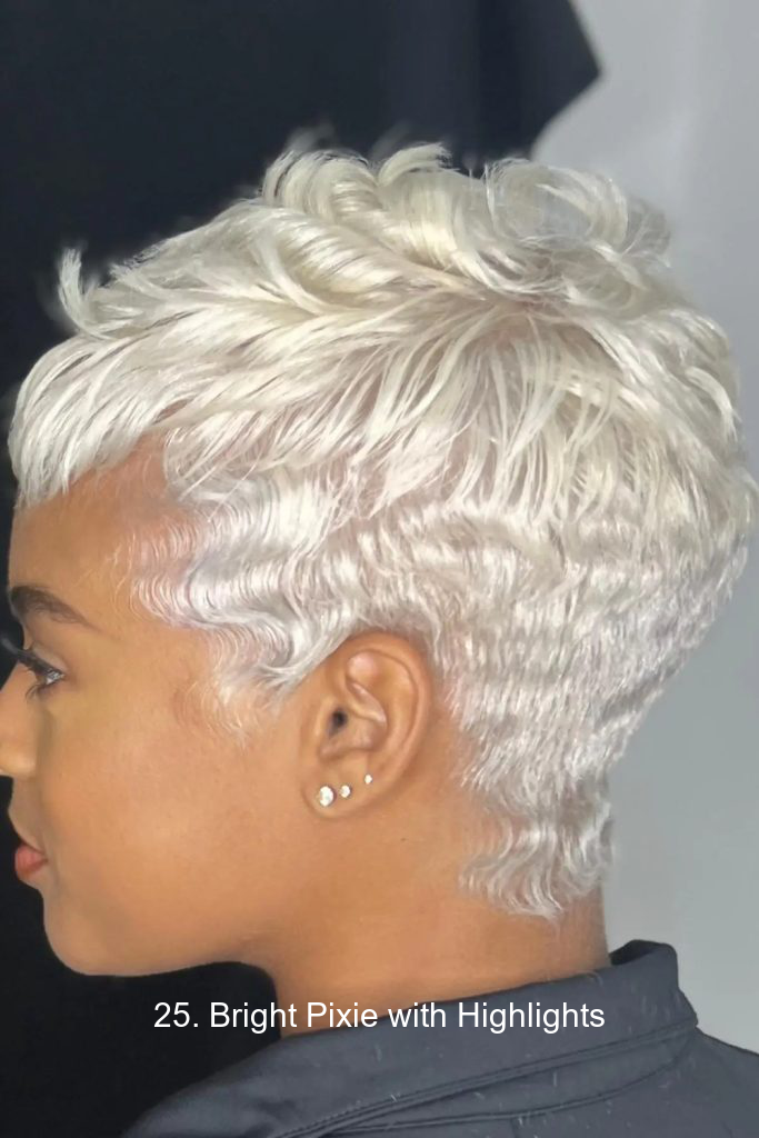 25. Bright Pixie with Highlights