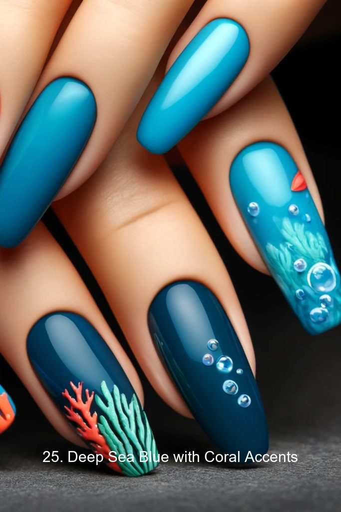 25 Blue Nails for Summer (You Must Try)