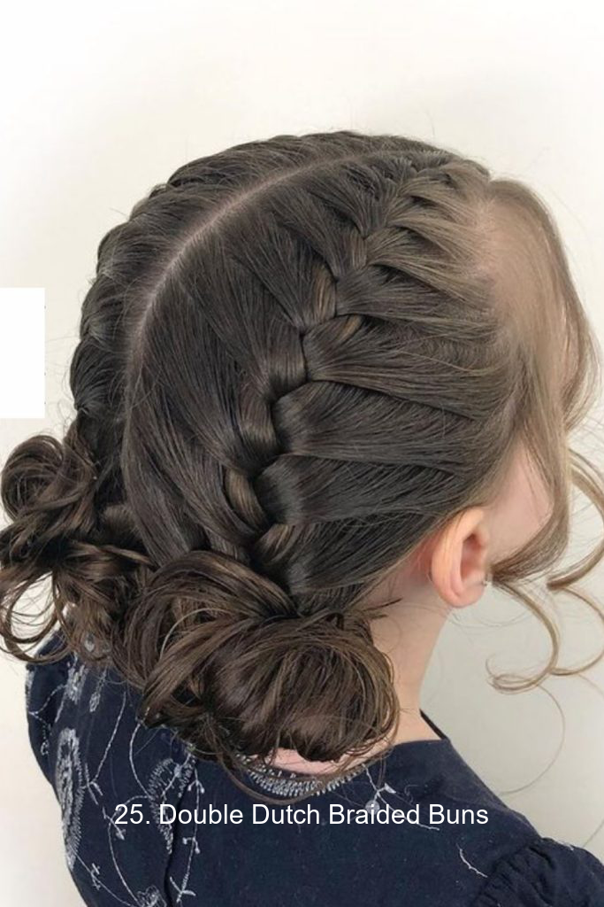 25. Double Dutch Braided Buns