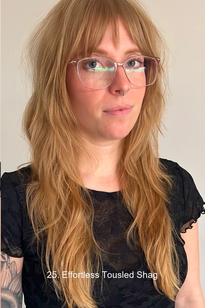 25. Effortless Tousled Shag