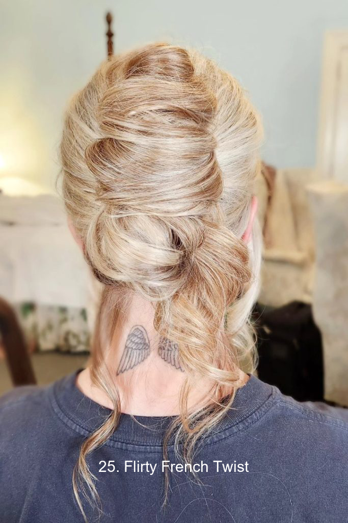 25. Flirty French Twist