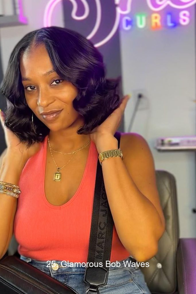 25. Glamorous Bob Waves