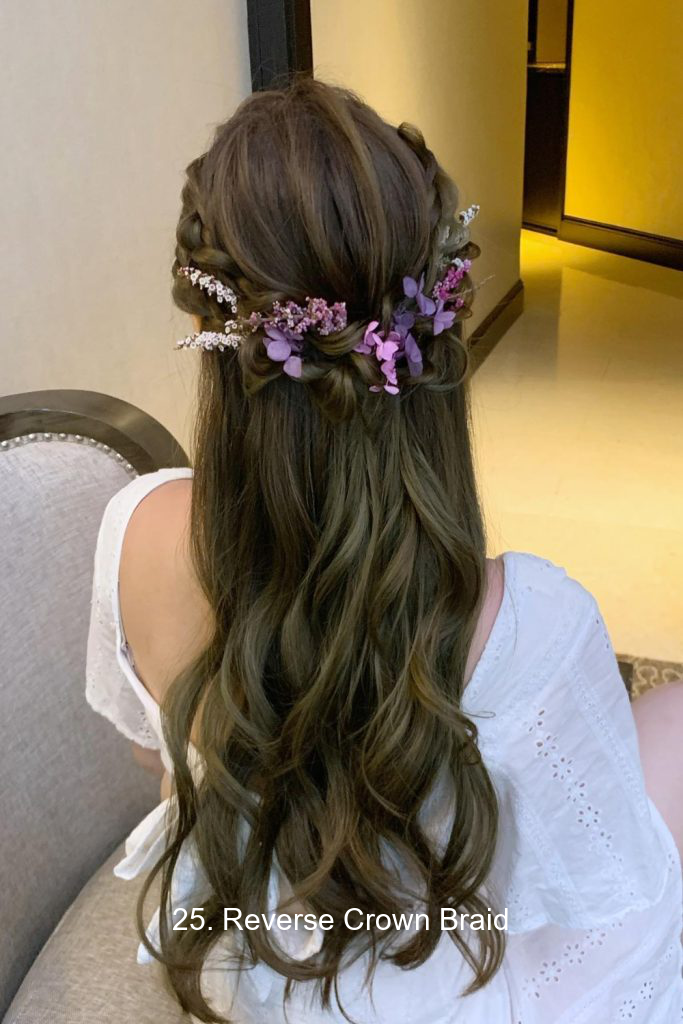25. Reverse Crown Braid