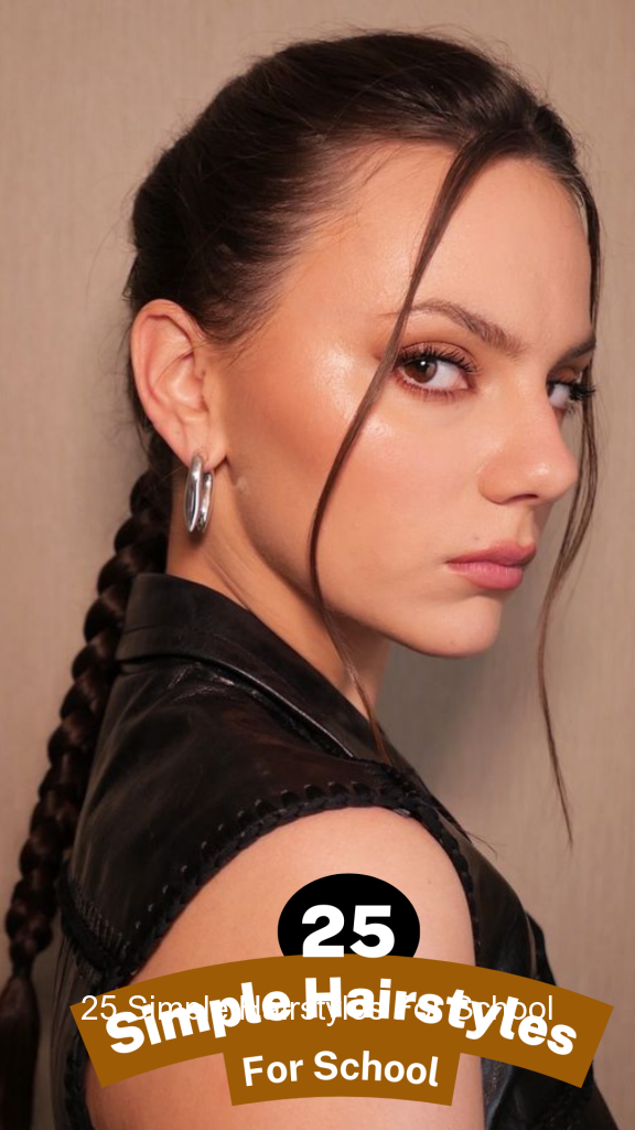 25 Simple Hairstyles For School