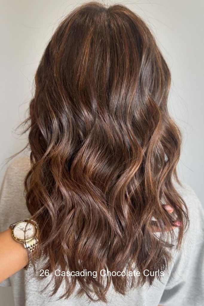 26. Cascading Chocolate Curls