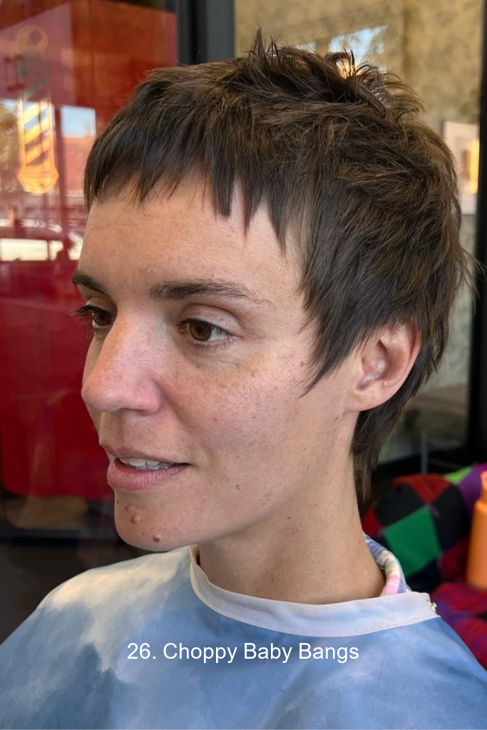 26. Choppy Baby Bangs