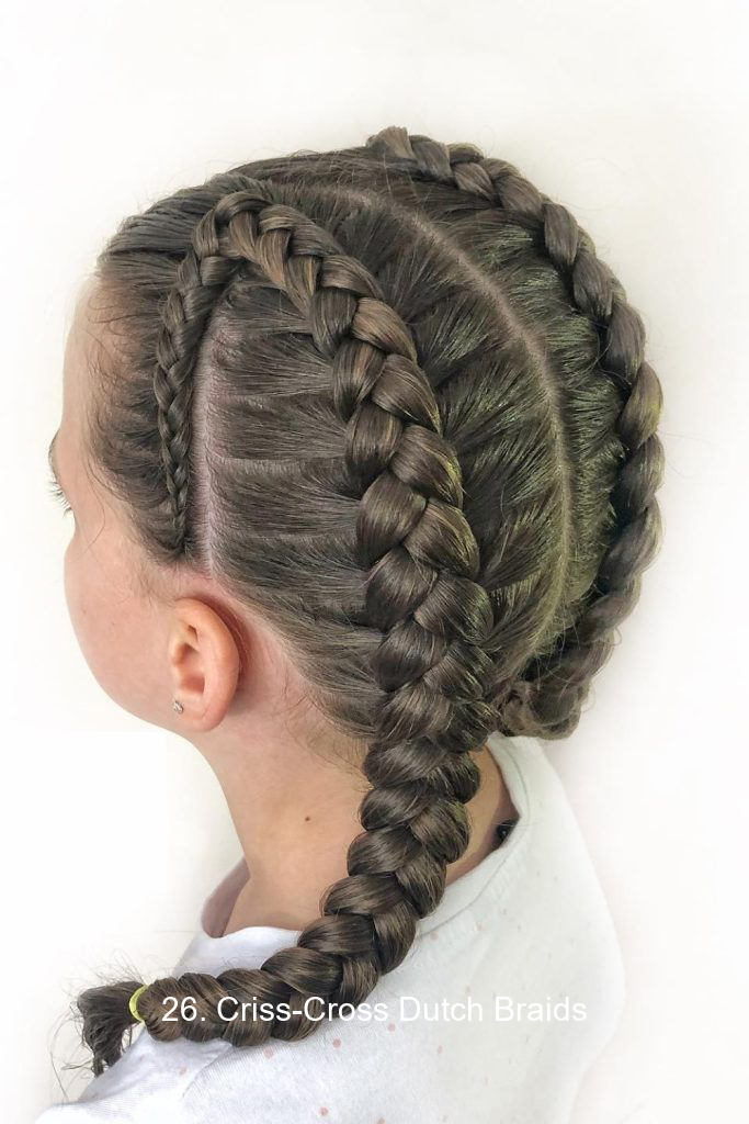 26. Criss-Cross Dutch Braids