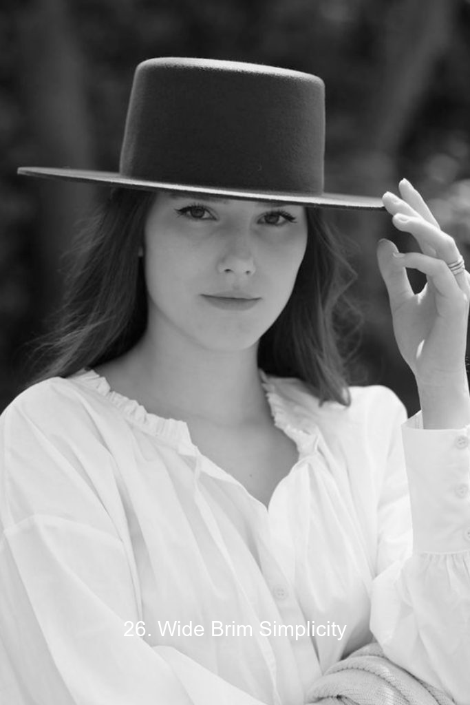26. Wide Brim Simplicity