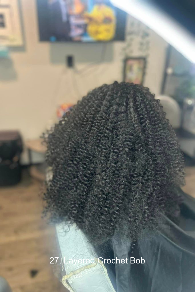 27. Layered Crochet Bob