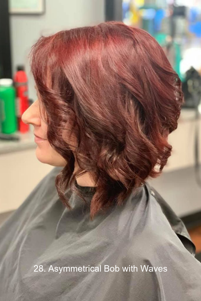 28. Asymmetrical Bob with Waves