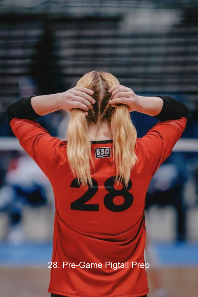 28. Pre-Game Pigtail Prep