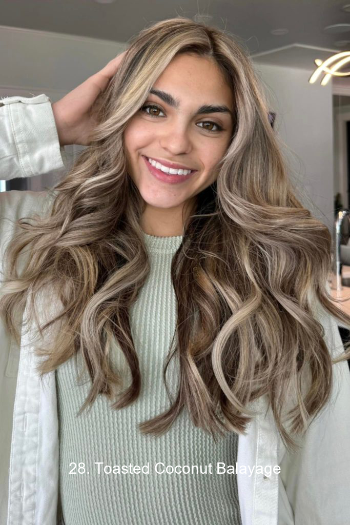 28. Toasted Coconut Balayage