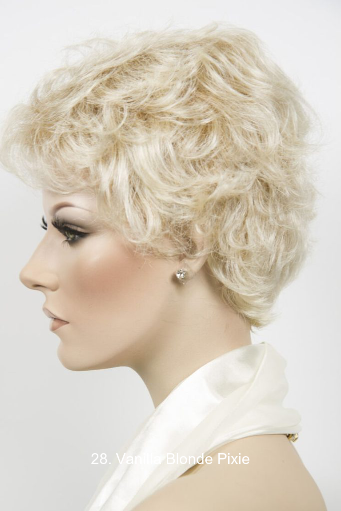 28. Vanilla Blonde Pixie