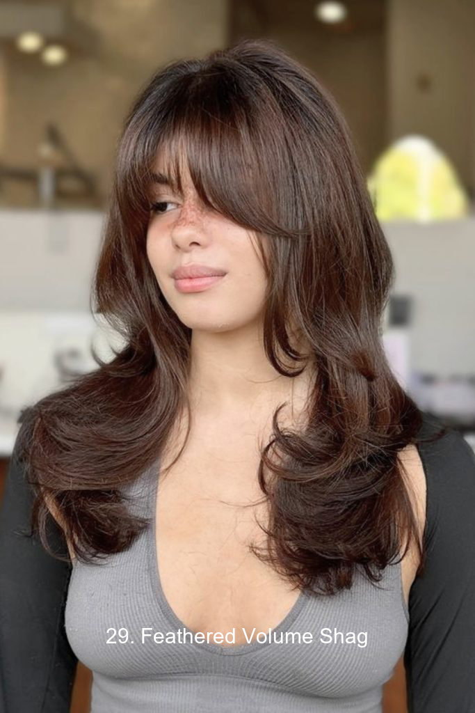 29. Feathered Volume Shag