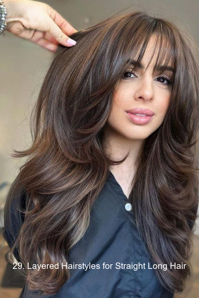 29. Layered Hairstyles for Straight Long Hair