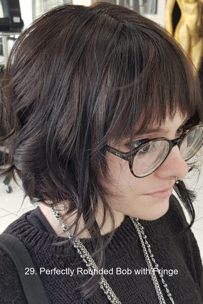 29. Perfectly Rounded Bob with Fringe