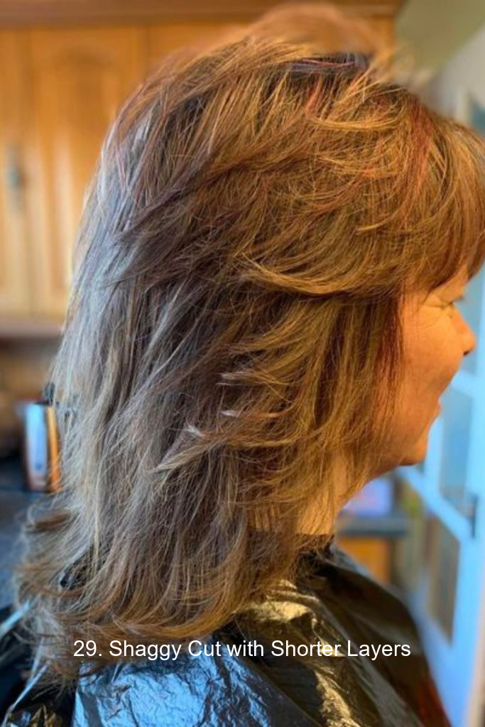 29. Shaggy Cut with Shorter Layers