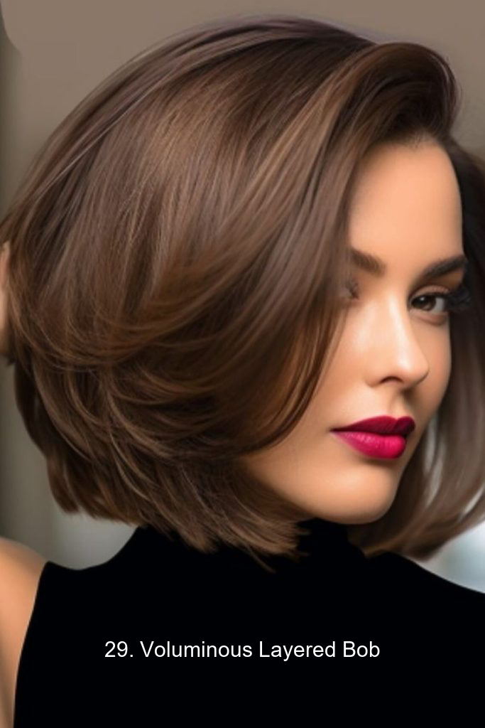 29. Voluminous Layered Bob