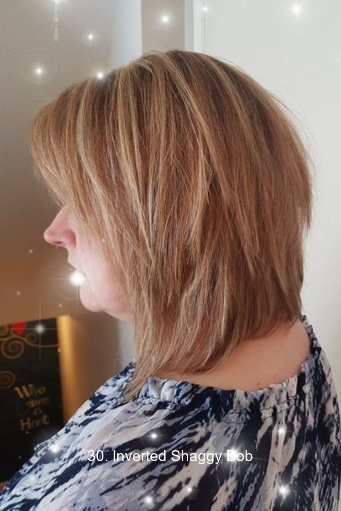 30. Inverted Shaggy Bob