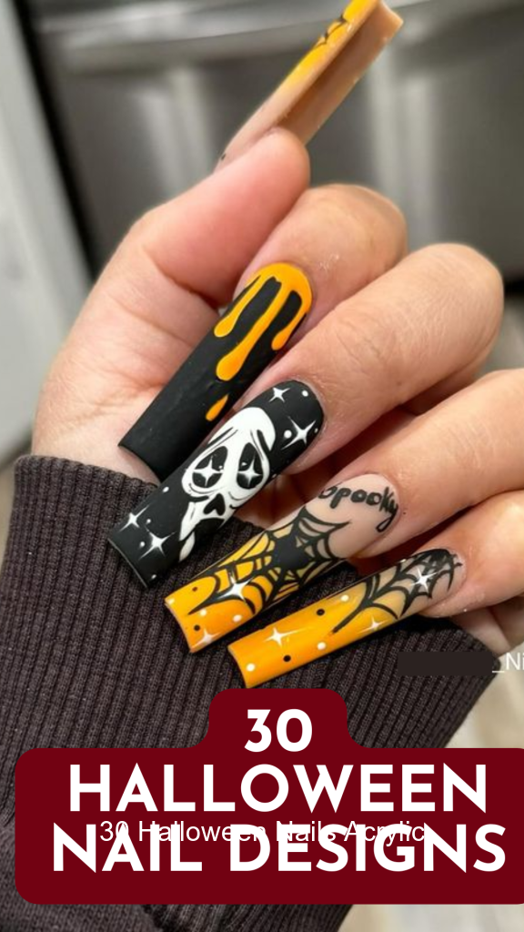 30 Halloween Nails Acrylic
