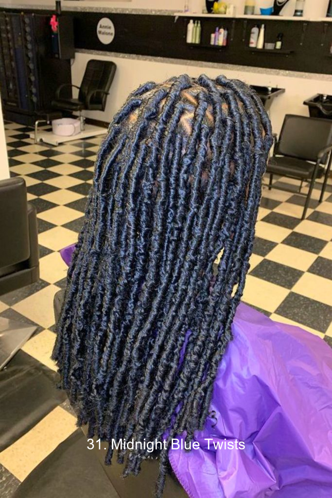 31. Midnight Blue Twists